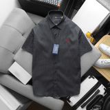 Áo Sơ Mi Nam Tay Ngắn Cộc Tay BASIC POLO RALPH LAUREN Cổ Sơ Mi Hàng Xuất Xịn Cao Cấp Form SlimFit Vải Gân Kim