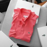 Áo Thun Nam Cao Cấp Slimfit POLO Shirt LCST GOLF TRƠN khuy màu xịn Logo Cá Xanh thêu dáng dài cực đẹp CÓ BIG SIZE