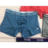 Quần Lót Poly Boxer dạng đùi Nam Thể Thao Chuyên cho người tập Gym thun lạnh Hàn Quốc Head, Kappa, K-Swiss