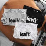 Áo thun (phông) nam hoạ tiết hình logo LEVIS CHỮ NỔI MỸ 3 màu vải cotton cực mịn và mát hàng xịn chính hãng Có Big Size