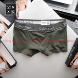 Hộp Pack 3 quần lót nam Boxer có 5 màu co giãn, thoáng khí, vải lụa cao cấp xuất xịn chính hãng