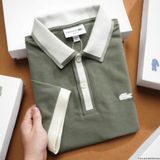 Áo Thun Nam Polo LCST Phối Cổ France Hàng Xuất Xịn - vải dày mềm mại cao cấp dáng dài nhẹ mát Có Big Size