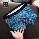 Quần Lót Boxer Nam Cao Cấp Thun Lụa Lạnh Họa Tiết KHÔNG VIỀN MAY - Được Chọn Màu Có Big Size