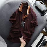 Áo Thun Nam Polo Perry VIỀN CỔ Bông Lúa SlimFit Hàng Xuất Xịn Cao Cấp Vải Cực Mịn Mềm Mát Form Âu 4 Màu Cao Cấp