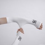 Găng Tay Thể Thao Dài NY MBL Thun Lạnh Chống Nắng Thoáng Mát Logo 4 Màu Hàng Xịn Vải Chống UV