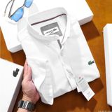 Áo sơ mi nam ngắn tay KHÔNG TÚI LCST cổ cài khuy vải OXFORD có túi 4 màu Full Tem Tag Code Hàng Cao Cấp Cực Xịn