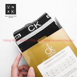 Hộp Pack 3 quần lót nam Boxer CK vải lụa tự nhiên, thoáng khí, co giãn xuất xịn chính hãng