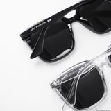 Mắt Kính Mát Nam Nữ Chữ V GENTLE MONSTER Sal Màu Đen tròng kính Polarized phân cực chống tia UV 400 xuất xịn + Ảnh Test