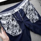 Quần Short Đũi LINEN LACOSTE ( Mát - Nhẹ Như Không) Lót trong họa tiết siêu đẹp