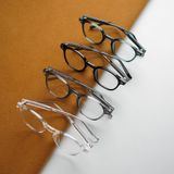 Mắt Kính Giả Cận Nam Nữ LCST Cá Sấu hàng xuất xịn chính hãng chống UV 400, chống trầy xước cao cấp 4 Màu0