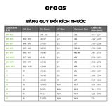 Giày Sục CROCS DUET MAX 2 CLOG Xuất Xịn Chính Hãng Full tem tag check code Quai dù logo cùng màu đế tăng chiều cao