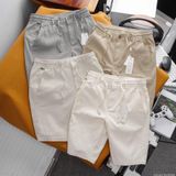 Quần Short Nam LCST 2023 LINEN ĐŨI NHẸ MÁT mềm, quần ngố nam chuẩn form cạp dây rút Hàng Xuất Xịn Chính Hãng 4 Màu