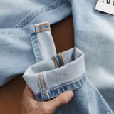 Quần Jean Nam ZARA XANH TRẮNG ZR006 Lót May 3 Viền Xịn Form SlimFit Mềm Mịn Co Giãn Hàng Xuất Xịn Chính Hãng