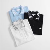 Áo Thun Nam POLO LCST CHỮ CỔ TRƠN BASIC SlimFit - Vải Chính Phẩm Nhẹ Mát Không Nhăn Cao Cấp Hàng Xuất Xịn0