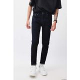 Quần Dài Jean Nam BURBERRY LOGO TÚI NAVY Đen Form SlimFit Vải Co Giãn Hàng Xuất Xịn Có Big Size