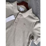 Áo Thun Nam Polo LCST BASIC TRƠN DỆT KIM Made in France Logo cá sấu thêu xanh vải da cá sấu mịn mát cực xịn 4 Màu0
