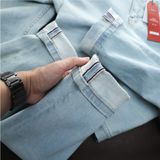 Quần Jean Nam LEVIS 511 WASH PREMIUM DÁNG DÀI Màu Xanh Trắng Form SlimFit Mềm Mịn Co Giãn Hàng Xuất Xịn Có Big Size