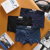 Quần lót sịp nam Boxer CK Vải Cotton Bamboo co giãn, thoáng khí, đai mịn mát cao cấp xuất xịn Chuẩn Hãng