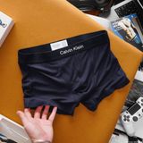 Quần lót sịp nam Boxer CK Vải Cotton Bamboo co giãn, thoáng khí, đai mịn mát cao cấp xuất xịn Chuẩn Hãng