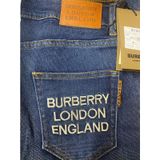 Quần Dài Jean Nam BURBERRY CHỮ TÚI Màu Xanh Form SlimFit Vải Jean Gân Kim Mềm Mịn Co Giãn Hàng Xuất Xịn Có Big Size