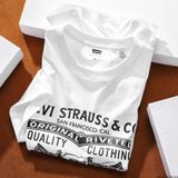 Áo thun (phông) nam hoạ tiết hình logo LV ORIGINAL MỸ 4 Màu vải cotton cực mịn mát Hàng Xịn Có Big Size