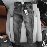 Quần Jean Nam Cao Cấp ZARA XÁM JBZR002 Lót Viền Ống Form SlimFit Mềm Mịn Co Giãn Hàng Xịn Chính Hãng CÓ BIG SIZE