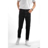 Quần Jean Nam LCST Màu Full Đen Muối Tiêu Chỉ Vàng CX024 Form SlimFit Mềm Mịn Co Giãn Hàng Xuất Xịn Có Big Size