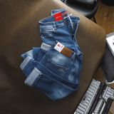 Quần Jean Nam LCST Màu Xanh Was Trắng Denim CX016 Form SlimFit Mềm Mịn Co Giãn Hàng Xuất Xịn Có Big Size