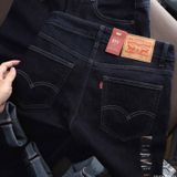 Quần Jean Nam LEVIS 511 BASIC PREMIUM Màu Navy Form SlimFit Mềm Mịn Co Giãn Hàng Xuất Xịn Có Big Size