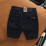 Quần Short Jean Nam XANH ĐEN NAVY BURBERRY xịn logo TAG DA Thật, Khuy Nút Titan Hàng Xuất Xịn Cao Cấp Có Big Size
