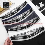 Hộp Pack 3 quần lót nam Boxer CK vải lụa tự nhiên, thoáng khí, co giãn xuất xịn chính hãng