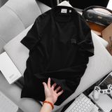 Áo Thun Phông Nam Cao Cấp Cổ Tròn Logo Cùng Màu BURBERRY LIMITED Hàng Xuất Xịn có big size