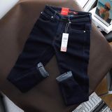 Quần Jean Nam LCST MÀU NAVY CX017 Lót Viền Ống Form SlimFit Mềm Mịn Co Giãn Hàng Xuất Xịn Có Big Size