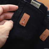 Quần Dài Jean Nam BURBERRY LOGO TÚI NAVY Đen Form SlimFit Vải Co Giãn Hàng Xuất Xịn Có Big Size