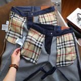 Quần Dài Jean Nam BURBERRY CHỮ TÚI Màu Xanh Form SlimFit Vải Jean Gân Kim Mềm Mịn Co Giãn Hàng Xuất Xịn Có Big Size