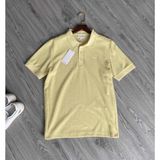 Áo Thun Nam Polo LCST BASIC TRƠN DỆT KIM Made in France Logo cá sấu thêu xanh vải da cá sấu mịn mát cực xịn 4 Màu0