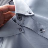 Áo sơ mi tay dài Không Túi Cổ Khuy LCST LOGO THÊU VẢI COTTON LỤA HIẾM 6 MÀU siêu sang hàng xuất xịn