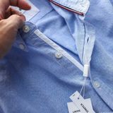Áo sơ mi nam ngắn tay KHÔNG TÚI LCST cổ cài khuy vải OXFORD có túi 4 màu Full Tem Tag Code Hàng Cao Cấp Cực Xịn