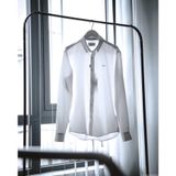 Áo sơ mi tay dài Không Túi Cổ Khuy LCST LOGO THÊU VẢI COTTON LỤA HIẾM 6 MÀU siêu sang hàng xuất xịn