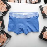 Quần lót sịp nam Boxer CK có nhiều màu co giãn, thoáng khí, đai vải mịn mát cao cấp xuất xịn chính hãng