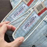 Quần Jean Nam LEVIS 511 WASH PREMIUM DÁNG DÀI Màu Xanh Trắng Form SlimFit Mềm Mịn Co Giãn Hàng Xuất Xịn Có Big Size