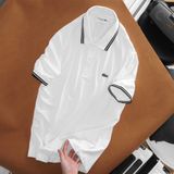 Áo Thun Nam Form Slimfit POLO LCST GOLF COOLMAX vải thể thao khuy Khắc Chữ xịn Logo Xanh Xịn Chuẩn Hãng Có Big Size