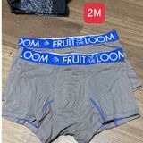 Quần Lót (Sịp) Nam BOXER FRUIT Of The LOOM Mỹ Đùi có cửa vải thun cotton Mát Nhiều Màu Họa Tiết Chính Hãng USA