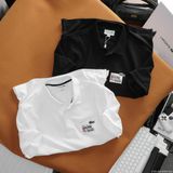 Áo Thun Nam Polo Shirt LCST All Crocodiles Are Green But Only One Is LCST Trơn Basic Hàng Xịn Có Big Size