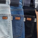 Quần Short Jean Nam XANH ĐEN NAVY BURBERRY xịn logo TAG DA Thật, Khuy Nút Titan Hàng Xuất Xịn Cao Cấp Có Big Size