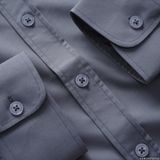Áo sơ mi tay dài Không Túi Trẻ Trung BURBERRY 3 MÀU siêu sang Khuy Nút khắc Full Pack