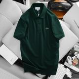 Áo Thun Nam Cao Cấp Slimfit POLO Shirt LCST GOLF TRƠN khuy màu xịn Logo Cá Xanh thêu dáng dài cực đẹp CÓ BIG SIZE