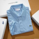 Áo Thun Nam Cao Cấp Slimfit POLO Shirt LCST GOLF TRƠN khuy màu xịn Logo Cá Xanh thêu dáng dài cực đẹp CÓ BIG SIZE