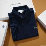 Áo Thun Nam Cao Cấp Slimfit POLO Shirt LCST GOLF TRƠN khuy màu xịn Logo Cá Xanh thêu dáng dài cực đẹp CÓ BIG SIZE