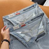Quần Jean Nam LEVIS 511 PREMIUM DÁNG DÀI CXJLV013 Màu Trắng Xanh Form SlimFit Mềm Mịn Co Giãn Hàng Xuất Xịn Có Big Size